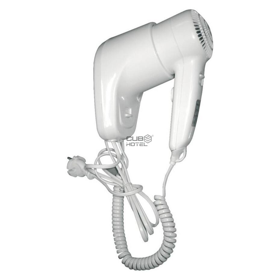 Secador Cabelo com Suporte Parede Hotel 1200w